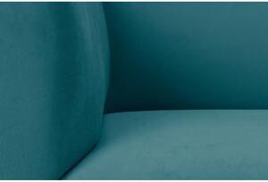 Tyrkysovomodrá pohovka Windsor & Co Sofas Neptune, 145 cm