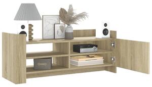 TV skrinka dub sonoma 100x35x40 cm spracované drevo