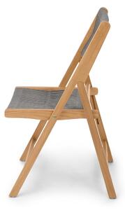 Súprava sklopných stoličiek »Lenja« s textilným výpletom