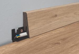 Lišta soklová Naturel hnedá, MDF, dĺžka 260 cm, L58C8471