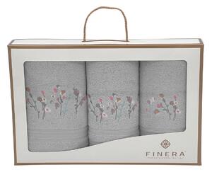 Soft Cotton Osuška a uteráky GARDENIA v darčekovom balení Biela Sada (uterák 30x50cm, 50x100cm, osuška 70x140cm)
