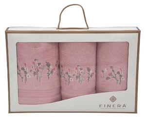 Soft Cotton Osuška a uteráky GARDENIA v darčekovom balení Biela Sada (uterák 30x50cm, 50x100cm, osuška 70x140cm)