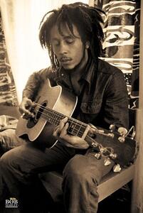 Plagát, Obraz - Bob Marley - sepia