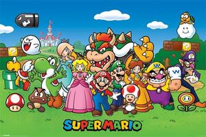 Plagát, Obraz - Super Mario - Characters, (91.5 x 61 cm)