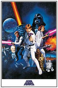 Plagát, Obraz - Star Wars A New Hope - One Sheet, (61 x 91.5 cm)