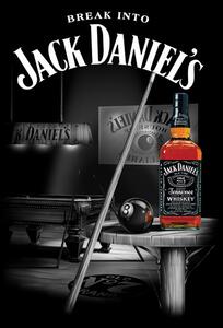 Plagát, Obraz - Jack Daniel's - pool room, (61 x 91.5 cm)