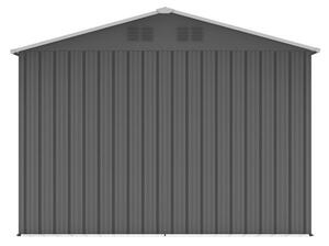 Záhradný domček 258,5 x 190 cm, plechový, sivý