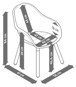 Škrupinové stoličky, 2 ks