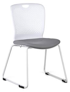 Plastová stolička DOT, sivá