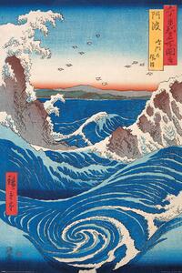 Plagát, Obraz - Hiroshige - Naruto Whirlpool
