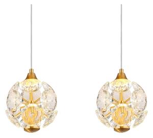 Globo 16047-4H - LED luster na lanku VIRINA LED/32W/230V 3000K zlatý