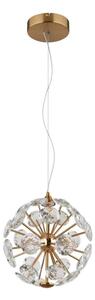 Globo 16047H - LED luster na lankách VIRINA LED/12W/230V 3000K zlatý