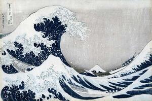 Obrazová reprodukcia Kacušika Hokusai - Vlna, Katsushika Hokusai