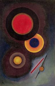Wassily Kandinsky - Obrazová reprodukcia Composition with Circles and Lines, 1926, (24.6 x 40 cm)