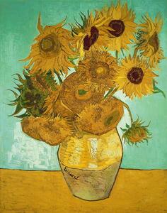 Vincent van Gogh - Obrazová reprodukcia Slnečnice, (30 x 40 cm)