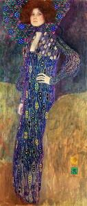Gustav Klimt - Obrazová reprodukcia Emilie Floege, 1902, (21.1 x 50 cm)