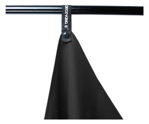 Súprava 2 čiernych rýchloschnúcich uterákov DecoKing EKEA, 30 × 50 cm