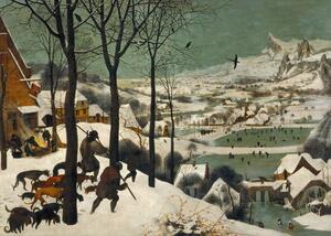 Obrazová reprodukcia Hunters in the Snow (Winter), 1565, Pieter the Elder Bruegel