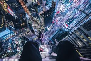 Plagát, Obraz - On The Edge Of Times Square