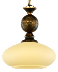 Brilagi - Luster na reťazi MOLLERO 1xE27/15W/230V priemer 24 cm bronz/patina
