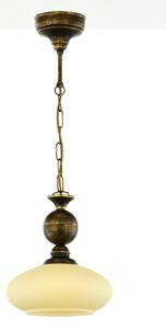 Brilagi - Luster na reťazi MOLLERO 1xE27/15W/230V priemer 24 cm bronz/patina