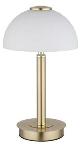 Globo 21953M - LED stmievateľná dotyková stolová lampa ULDIN LED/7W/230V 3000K mosadz