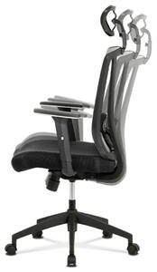 Kancelárska stolička EDWARD čierna/sivá