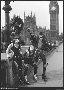Plagát, Obraz - Kiss - London, May 1976