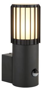 Globo 32160S - Vonkajšie nástenné svietidlo so senzorom MERVIN 1xE27/15W/230V IP54