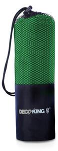 Súprava 2 zelených rýchloschnúcich uterákov DecoKing EKEA, 30 × 50 cm