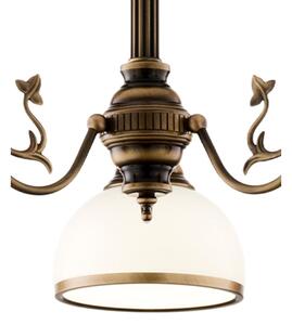 Brilagi - Stropný luster na tyči TAURUS 3xE27/15W/230V priemer 70 cm bronz