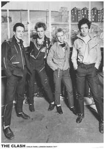 Plagát, Obraz - The Clash - London 1977