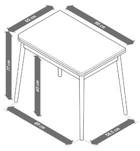 Rozkladací jedálenský stôl