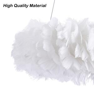 Brilagi - LED luster na lanku FEATHER 3xE27/40W/230V + 3xLED/3W pr. 50 cm biela