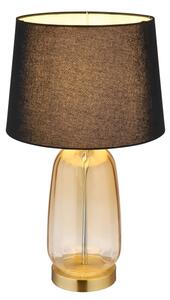 Globo 24142S - Stolná lampa CLASSY 1xE27/40W/230V čierna/hnedá