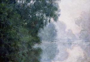 Monet, Claude - Obrazová reprodukcia Morning on the Seine, Effect of Mist; Matinee sur la Seine, Effet de Brume, (40 x 26.7 cm)