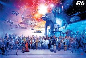 Plagát, Obraz - Star Wars - Universe, (91.5 x 61 cm)
