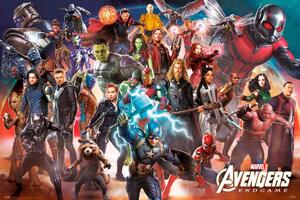 Plagát, Obraz - Avengers: Endgame - Line Up, (91.5 x 61 cm)