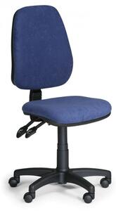 Pracovná stolička Alex bez podrúčiek modrá