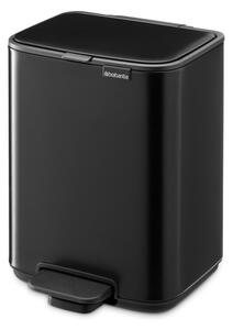 Matne čierny pedálový oceľový odpadkový kôš 4 l Bo – Brabantia
