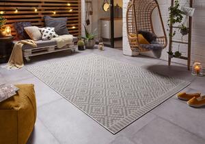 Mujkoberec Original Kusový koberec Mia 103523 Grey Creme – na von aj na doma - 160x230 cm
