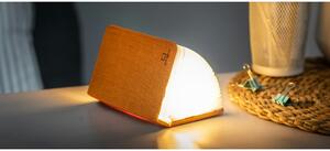 Oranžová malá LED stolová lampa v tvare knihy Gingko Booklight