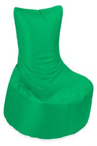 Sedací vak Lehárko - Stolička a taburet Kocka - zelená