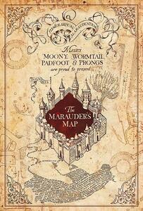 Plagát, Obraz - Harry Potter - Záškodnícka mapa