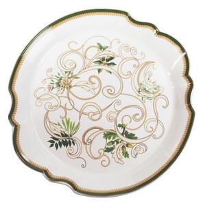 Biely porcelánový tanier ø 33 cm Vassoio - Brandani