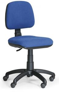 Kancelárska stolička Milano bez podrúčok modrá