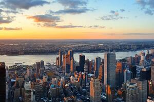 Fototapeta panoráma mesta New York - 225x150