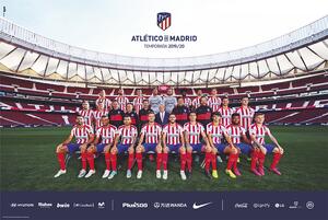Plagát, Obraz - Atletico Madrid 2019/2020 - Team, (61 x 91.5 cm)
