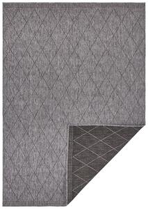 Mujkoberec Original Kusový koberec Nora 103730 Black, Anthrazit – na von aj na doma - 80x250 cm