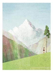 Plagát 30x40 cm Mountains - Travelposter